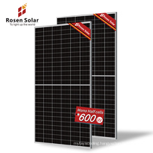 trina solar panel 10bb 156half cells 12BB 120 cells 600W  solar energy panel for home generator home power